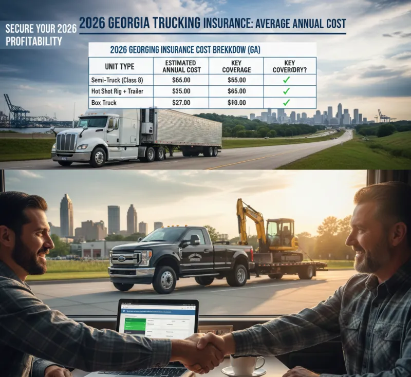 Commercial Trucking Insurance Cost in Georgia: The Ultimate 2026 Guide - Insurance Services Guide